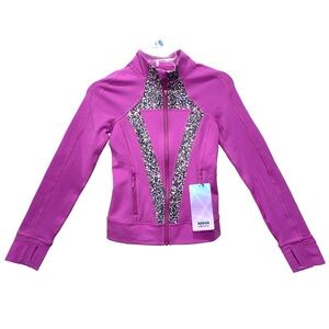NWT Ivivva by Lululemon Perfect Your Practice Jacket Youth Sz 10 Silky Training